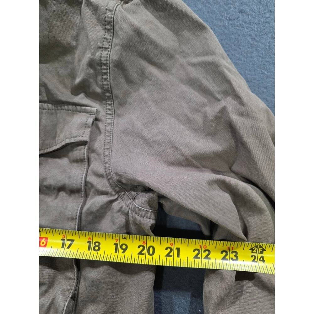 Madewell Jacket Men Y2K Green Military Utility Zip Pockets Army Sz M A009523 - Picture 4 of 12